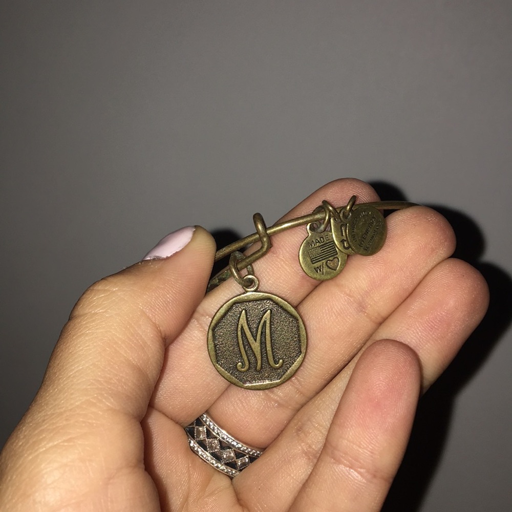 Alex and Ani initial “M” bangle